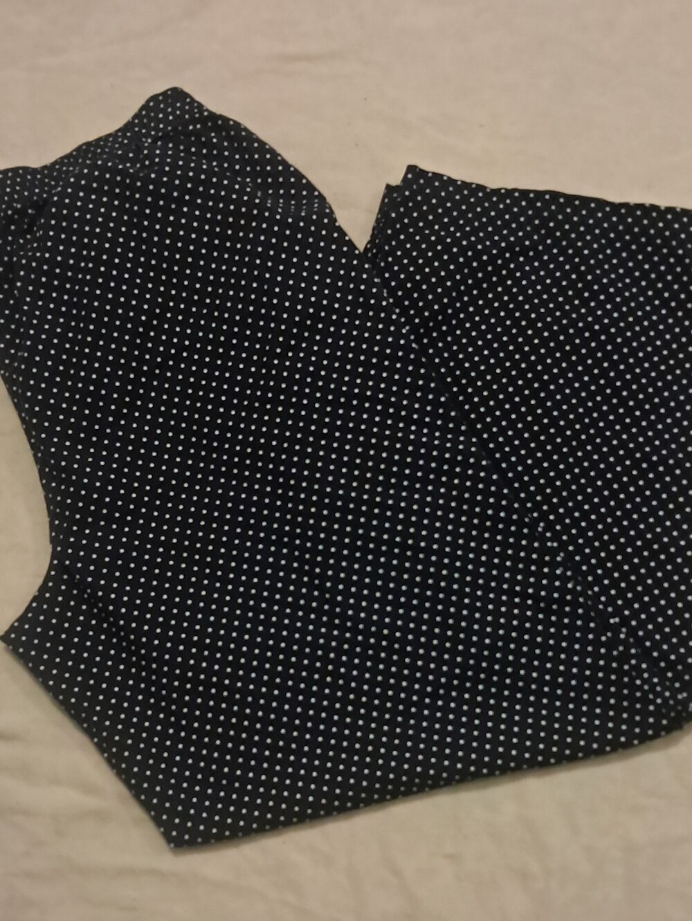 Victoria's Secret Black With Polka Dots Pajama Pants